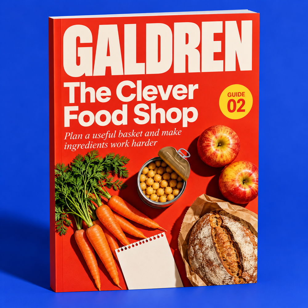 The Clever Food Shop &mdash; cover design preview.